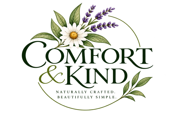 Comfort & Kind botanical logo